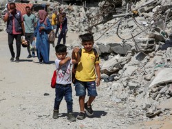 11 Gedung Sekolah di Gaza Diserang Israel pada September 2024, Anak-anak Jadi Korban