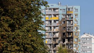 Apartemen di Rusia Rusak Dihantam Drone Ukraina