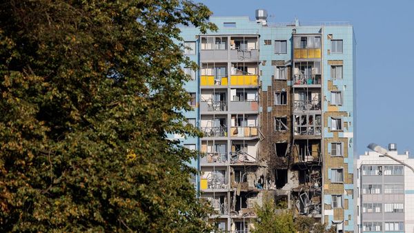 Apartemen di Rusia Rusak Dihantam Drone Ukraina