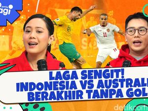 Laga Sengit! Indonesia vs Australia Berakhir Tanpa Gol