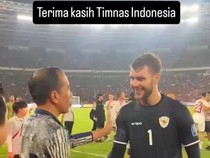 Momen Jokowi Salami Shin Tae-yong dan Skuad Garuda di GBK