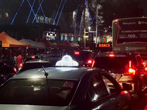 Arus Lalin di GBK Macet Seusai Laga Indonesia Vs Australia