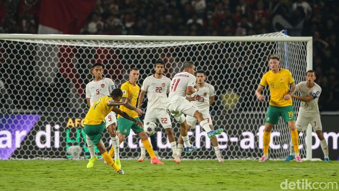 Laga Indonesia vs Australia Berakhir Imbang 0-0 Timnas Indonesia menahan imbang Australia di Stadion Utama Gelora Bung Karno (SUGBK), Jakarta, Selasa (10/9/2024).