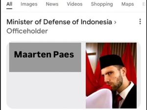 Maarten Paes, Menteri Pertahanan Indonesia!