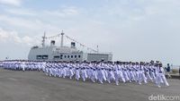 Peringatan HUT TNI AL ke-79 di Surabaya