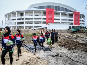 Voli Indoor PON XXI Ditunda Gegara GOR Belum Siap dan Akses Berlumpur Voli Indoor PON XXI Ditunda Gegara GOR Belum Siap dan Akses Berlumpur