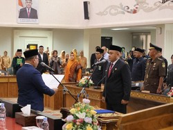 Aprizal Hasyim Resmi Dilantik Jadi Sekda Definitif Palembang