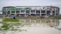 Potret Progres Pembangunan Stadion Utama Sumut, Venue Penutupan PON XXI