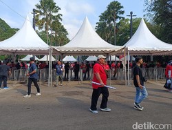 Indonesia Vs Australia: Pintu Dibuka, Suporter Mulai Merahkan SUGBK