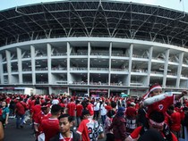 GBK Memerah Jelang Laga Indonesia Vs Australia