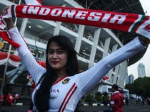 Suporter Timnas Indonesia Mulai Padati GBK