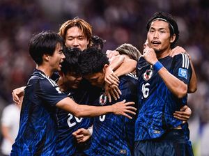 Hasil Kualifikasi Piala Dunia: Bantai Bahrain 5-0, Jepang di Puncak Grup C Hasil Kualifikasi Piala Dunia: Bantai Bahrain 5-0, Jepang di Puncak Grup C