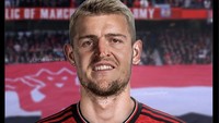 De Ligt, yang baru dibeli MU, diledek setali tiga uang seperti Maguire. Foto: dok. Internet/X (Twitter)