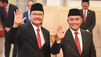 Momen Jokowi Lantik Mensos dan Kepala BNPT Baru