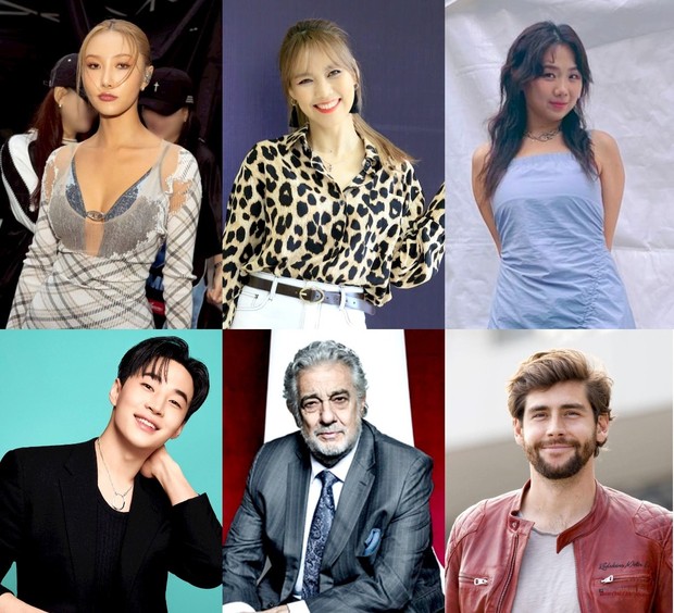 Penampil di Spanyol/ Foto: instagram.com/_mariahwasa, kim_sohyang, shinae_an, henryl89, placidodomingo.com, imdb.com Penampil di Spanyol/ Foto: instagram.com/_mariahwasa, kim_sohyang, shinae_an, henryl89, placidodomingo.com, imdb.com