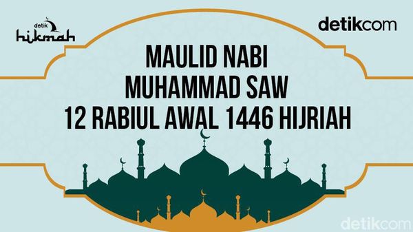 10 Poster Maulid Nabi Muhammad SAW 2024, Bisa Jadi Kartu Ucapan