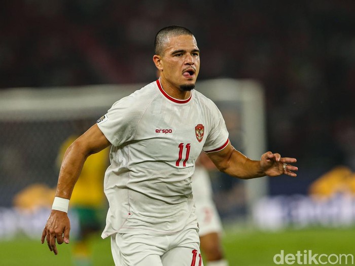 Ragnar Oratmangoen bermain dalam laga Indonesia vs Australia Grup C Kualifikasi Piala Dunia 2026 di Stadion Utama Gelora Bung Karno (SUGBK), Jakarta, Selasa (10/9/2024).