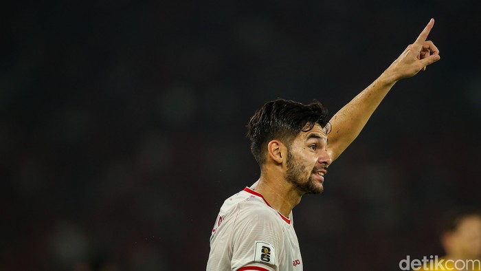 Sandy Walsh bermain dalam laga Indonesia vs Australia Grup C Kualifikasi Piala Dunia 2026 di Stadion Utama Gelora Bung Karno (SUGBK), Jakarta, Selasa (10/9/2024).