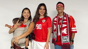 Azizah Salsha, Raisa, dan Deretan Selebritas Semringah Dukung Timnas di GBK