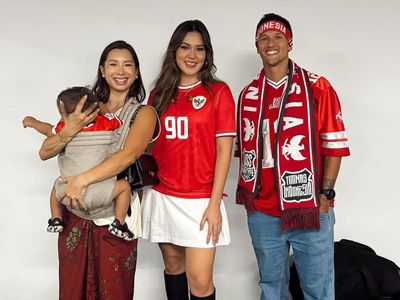 Azizah Salsha, Raisa, dan Deretan Selebritas Semringah Dukung Timnas di GBK