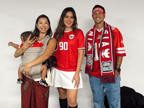 Azizah Salsha, Raisa, dan Deretan Selebritas Semringah Dukung Timnas di GBK