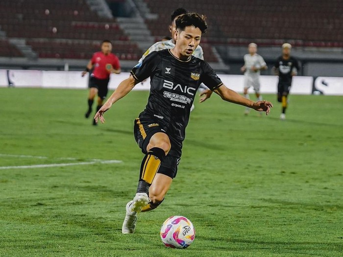 Pemain Dewa United asal Jepang, Taisei Marukawa.