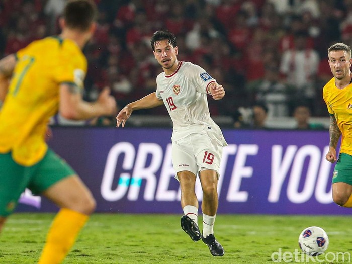 Tom Haye Tom Haye bermain dalam laga Indonesia vs Australia Grup C Kualifikasi Piala Dunia 2026 di Stadion Utama Gelora Bung Karno (SUGBK), Jakarta, Selasa (10/9/2024).