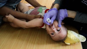 Vaksinasi Polio Anak Gaza Digeber di Tengah Perang Israel-Hamas