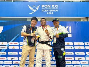 3 Atlet Polri Raih Medali di PON XXI: Emas Cabor Judo, Perak-Perunggu Muaythai