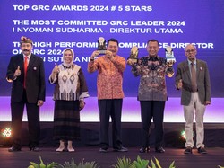 Bank BPD Bali Sukses Raih 3 Penghargaan di Ajang TOP GRC Awards 2024