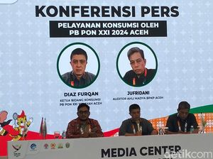 Meski Kontrak Rp 50.900/Porsi, PB PON Akan Bayar Nasi Atlet Sesuai Kondisi Ril Meski Kontrak Rp 50.900/Porsi, PB PON Akan Bayar Nasi Atlet Sesuai Kondisi Ril