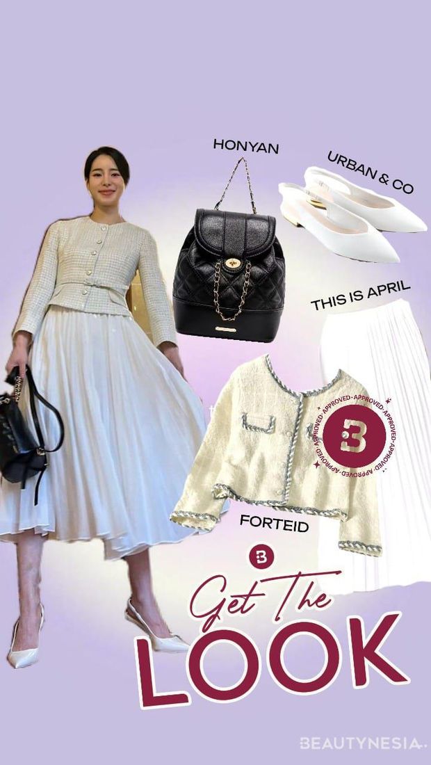 Get The Look: Ide Outfit Feminin Serba Putih ala Lim Ji Yeon