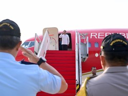 Ngantor Lagi di IKN, Jokowi Masih Mendarat di Bandara Balikpapan