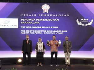 Perdana! Sarana Jaya Raih Penghargaan di TOP GRC Awards 2024