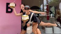 Selalu Romantis! Jennifer dan Irfan Bachdim Saat Menikmati Makanan Berdua