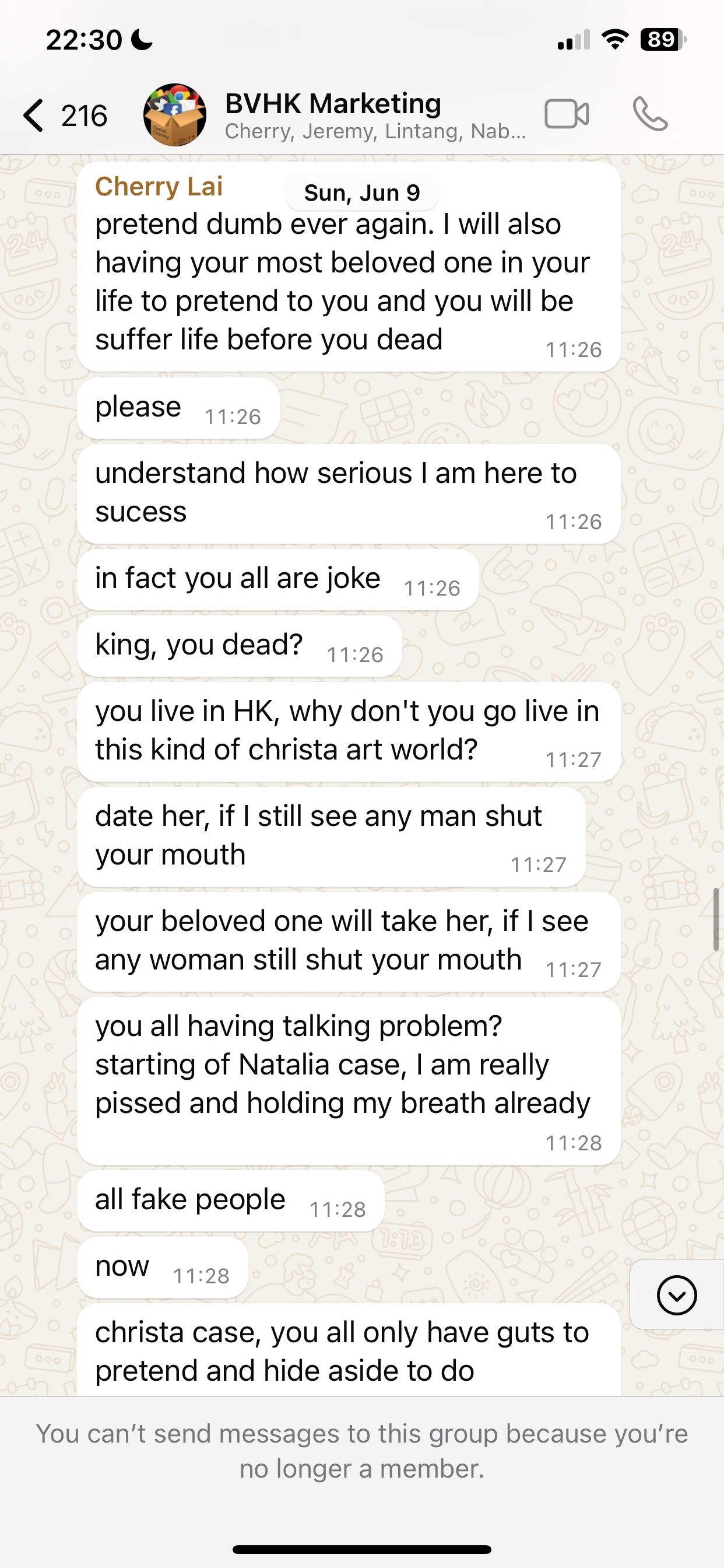 Bukti Dugaan Kekerasan terhadap Karyawan Brandoville Studios