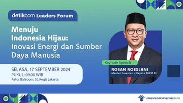 Saksikan Streaming: Meneropong Arah Kebijakan Investasi Energi Menuju Indonesia Hijau