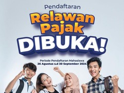 Ditjen Pajak Buka Pendaftaran Relawan Pajak untuk Mahasiswa, Apa Tugasnya?