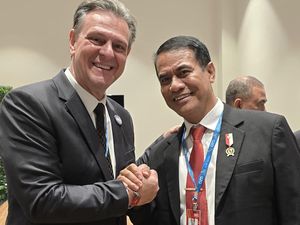 Pertemuan Bilateral RI-Brasil, Mentan Gaet Investasi Peternakan Rp 4,5 T Pertemuan Bilateral RI-Brasil, Mentan Gaet Investasi Peternakan Rp 4,5 T