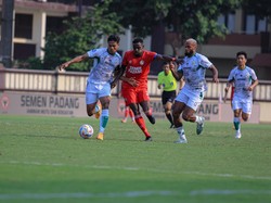 Semen Padang vs Malut United, Kabau Sirah Kalah 1-2