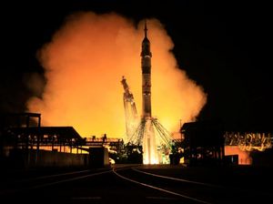 Pesawat Luar Angkasa Soyuz MS-26 Meluncur ke ISS Pesawat Luar Angkasa Soyuz MS-26 Meluncur ke ISS