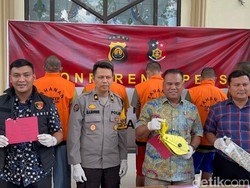 Polisi Tangkap 5 Pelaku Illegal Drilling di Batanghari, Pemodal Diburu