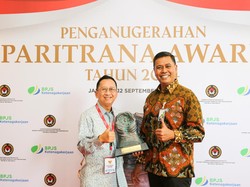 Tjiwi Kimia Raih Paritrana Award 2024 Kategori Badan Usaha Terbaik