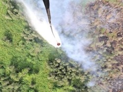 3 Daerah Sumsel Masih Terjadi Karhutla, Water Boombing Dioptimalkan