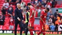 1. Liverpool. Jumlah cedera = 178. Total hari pemainnya absen karena cedera = 2.957 hari. Keputusan kontroversial VAR = -2. : Getty Images/Robbie Jay Barratt - AMA  