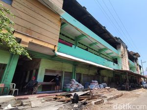 Operasional Pasar Comboran Kota Malang Tutup Sementara Usai Terbakar