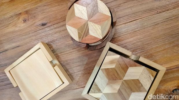 Penampakan mebel  kayu.