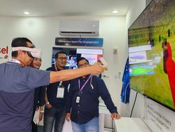 Telkomsel Bikin Showcase 5G di PON XXI, Ada 5G Cyber Dog & AI UU Robot