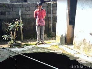 Amblesnya 60 Sumur secara Bersusulan Bikin Warga di Kediri Gempar Amblesnya 60 Sumur secara Bersusulan Bikin Warga di Kediri Gempar