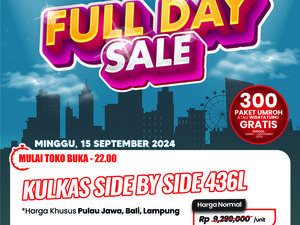 Serbu! Beli Kulkas Jumbo di Transmart Full Day Sale Bisa Hemat Rp 2,6 Juta